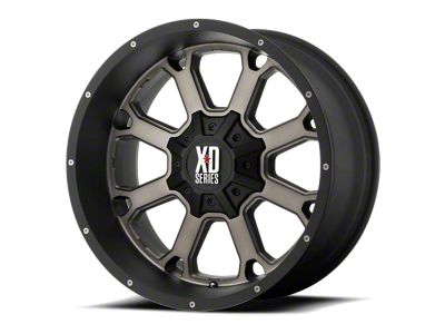 XD Buck 25 Matte Black Dark Tint Wheel; 20x12 (07-18 Jeep Wrangler JK)