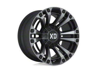 XD Monster 3 Satin Black with Gray Tint Wheel; 20x9 (76-86 Jeep CJ7)