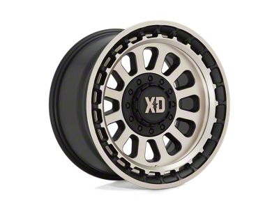 XD Omega Satin Black with Bronze Tint Wheel; 17x9 (07-18 Jeep Wrangler JK)