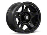 Mammoth Cliff Hanger Matte Black 5-Lug Wheel; 17x9; -6mm Offset (09-18 RAM 1500)