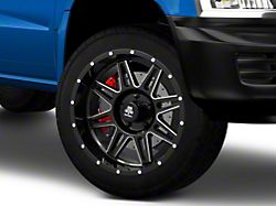 Mammoth Revolver Gloss Black Machined 5-Lug Wheel; 20x9; -6mm Offset (05-11 Dakota)
