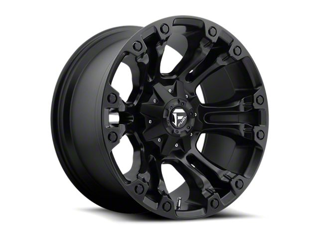 Fuel Wheels Vapor Matte Black 5-Lug Wheel; 20x9; 1mm Offset (07-13 Tundra)