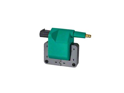Ignition Coil; Green; Single (93-97 Jeep Grand Cherokee ZJ)