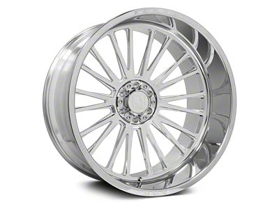Axe Wheels AF7 Forged Fully Polished Wheel; 22x12; -44mm Offset (20-24 Jeep Gladiator JT)