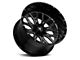 Axe Wheels AX6.0 Gloss Black Milled Wheel; 22x12; -44mm Offset (76-86 Jeep CJ7)