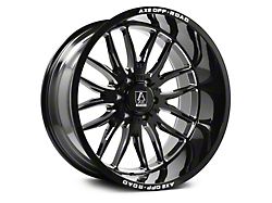 Axe Wheels Hades Gloss Black Milled Wheel; 22x12; -44mm Offset (18-23 Jeep Wrangler JL)