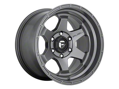 Fuel Wheels Shok Matte Anthracite 6-Lug Wheel; 17x9; 1mm Offset (22-24 Frontier)