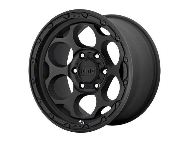 KMC Dirty Harry Textured Black 6-Lug Wheel; 18x8.5; 18mm Offset (22-23 Frontier)