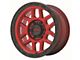 KMC Mesa Candy Red with Black Lip 6-Lug Wheel; 18x9; 18mm Offset (05-21 Frontier)