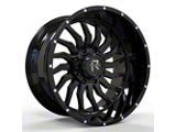 RV-204 Gloss Black 5-Lug Wheel; 20x9; 0mm Offset (94-01 RAM 1500)