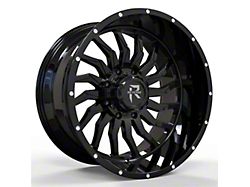 Revenge Off-Road Wheels RV-204 Gloss Black Wheel; 22x12 (18-23 Jeep Wrangler JL)