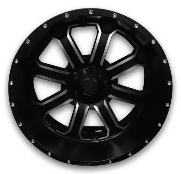 Full Throttle Off Road Jeep Wrangler FT8034 Gloss Black Machined Wheel; 20x10 80342010513924BP