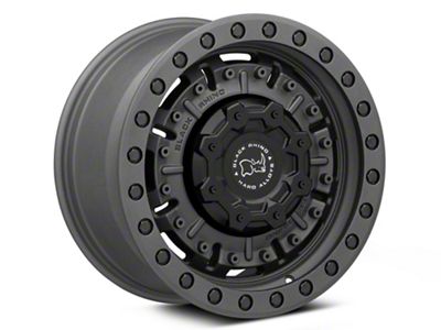 Black Rhino Abrams Textured Matte Gunmetal 6-Lug Wheel; 18x9.5; 12mm Offset (22-23 Frontier)