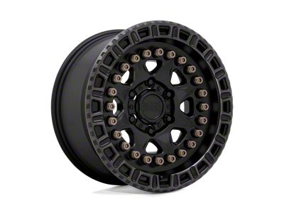 Black Rhino Carbine Matte Black with Machined Tinted Ring 6-Lug Wheel; 20x9; 0mm Offset (05-21 Frontier)