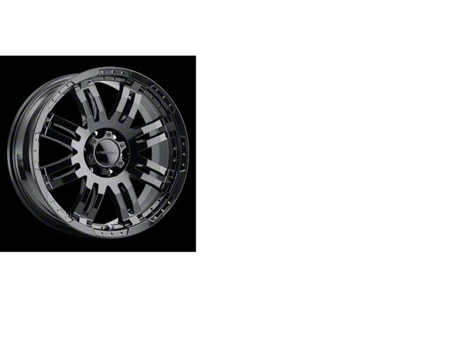 Vision Off-Road Warrior Gloss Black 6-Lug Wheel; 16x8; 12mm Offset (05-21 Frontier)