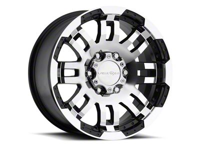 Vision Off-Road Warrior Gloss Black Machined 6-Lug Wheel; 16x8; 12mm Offset (05-21 Frontier)