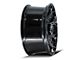 4Play 4P06 Brushed Black Wheel; 20x9 (07-18 Jeep Wrangler JK)
