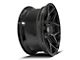 4Play 4P06 Gloss Black with Brushed Face Wheel; 22x10 (07-18 Jeep Wrangler JK)