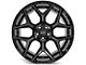 4Play 4P06 Gloss Black with Brushed Face Wheel; 22x12 (20-24 Jeep Gladiator JT)