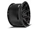 4Play 4P08 Gloss Black with Brushed Face Wheel; 22x12 (20-24 Jeep Gladiator JT)