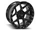 4Play 4P55 Gloss Black with Brushed Face Wheel; 22x10 (20-24 Jeep Gladiator JT)