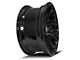 4Play 4P83 Gloss Black with Brushed Face Wheel; 22x10 (07-18 Jeep Wrangler JK)