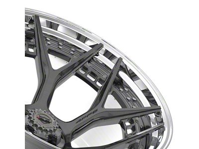 4Play Forged Series 4PF6 Brushed with Tinted Clear Center and Polished Barrel Wheel; 24x14 (18-24 Jeep Wrangler JL)