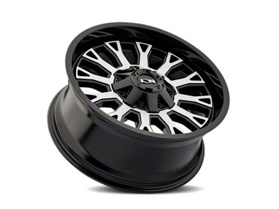 ION Wheels TYPE 152 Gloss Black Machined Wheel; 20x9 (07-18 Jeep Wrangler JK)