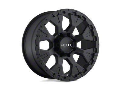 HELO HE878 Satin Black Wheel; 17x9 (97-06 Jeep Wrangler TJ)