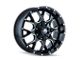 Mayhem Wheels Warrior Gloss Black Milled Wheel; 17x7.5 (97-06 Jeep Wrangler TJ)