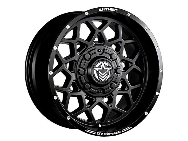 Anthem Off-Road Avenger Satin Black 6-Lug Wheel; 17x9; 0mm Offset (22-24 Frontier)