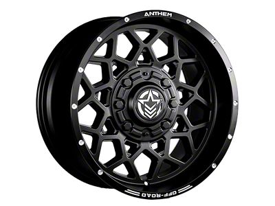 Anthem Off-Road Avenger Satin Black 6-Lug Wheel; 20x10; -18mm Offset (05-21 Frontier)