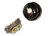 Power Brake Booster Unit; Black (68-82 Corvette C3)