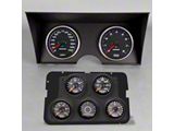New Vintage USA Performance II Series Direct Fit Gauge Kit; Black (68-77 Corvette C3)