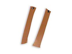 Convertible Top Rear Hold Up Straps; Black (56-75 Corvette C1, C2 & C3)