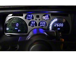 Green, LED Digital Replacement Gauge Cluster (91-92 Camaro)