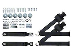 RetroBelt 3-Point Retractable Lap and Shoulder Seat Belts with Push Button Buckles for Bucket Seats (67-73 Camaro)