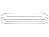 Headliner Bow Set, 2-Door Coupe, 1967-1968 (2-Door, Sport Coupe)