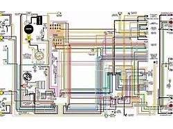 Ford Mercury Comet Color Laminated Wiring Diagram, 1961-1967 