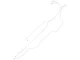 Shortbed 4WD 3/16 Fuel Vapor EMS Lines - 3 Piece - Original Steel (80-83 F-100; 80-86 F-150; 80-86 F-250; 80-86 F-350)
