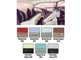 Chevy Interior Package Kit, 2-Door Hardtop, Bel Air, 1956 (Bel Air, 2-Door Coupe)