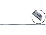Trunk Lid Moulding; Stainless Steel (1963 Galaxie, Excluding Station Wagon)