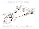 Parking Brake Cable, Rear, Shortbed, 1/2 Ton, 4WD, Stainless (60-62 C10 Pickup; 60-62 C20 Pickup; 60-62 K10 Pickup; 60-62 K20 Pickup)