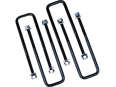 Freedom Offroad Square U-Bolts for 2.50-Inch Wide Leaf Springs; 10.50-Inch Long (05-23 Tacoma)