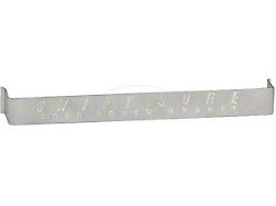 Power Brake Pedal Pad with Swift Sure Script and Stainless Steel Band (55-57 Ford Thunderbird)