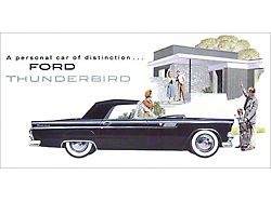 1955 Ford T Bird Sales Brochure 