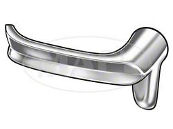 Vent Window Handle, Right, Chrome, No Button (61-63 Ford Thunderbird)