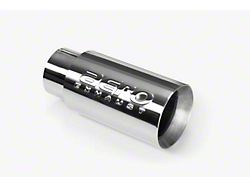 Aero Exhaust 4-Inch Stainless Steel Exhaust Tip; Polished (Fits 3-Inch Tailpipe)