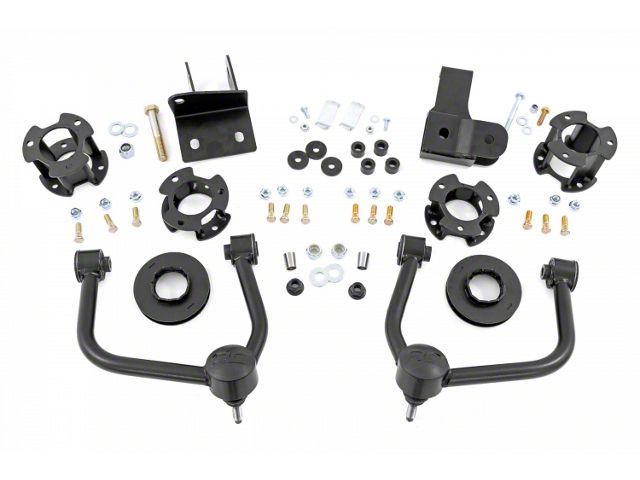Rough Country 3.50-Inch Upper Control Arm Suspension Lift Kit (21-24 Bronco 4-Door w/o Sasquatch Package, Excluding Badlands, First Edition, Raptor & Wildtrack)