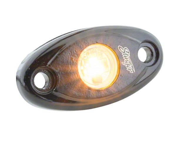 Stinger Off-Road LED Rock Lights; Bright Amber (Universal; Some Adaptation May Be Required)